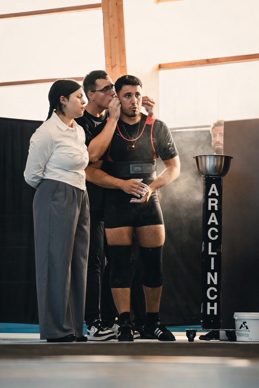 Atletas usando ARACLINCH en competición